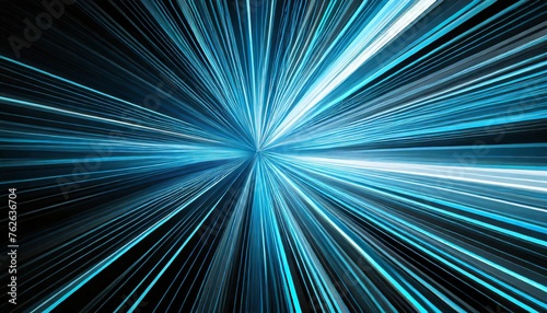 blue technology abstract motion background of speed light