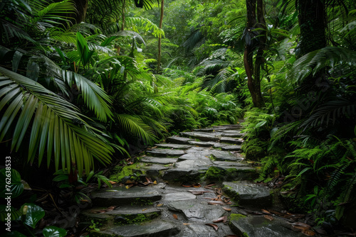 Serene Jungle Pathway