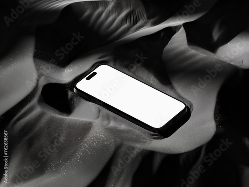 Smartphone Mockup, white screen, Business, web site design, app, pro. 3D Illustration