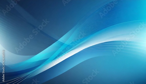blue smooth tech wavy background