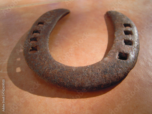 rusty horseshoe