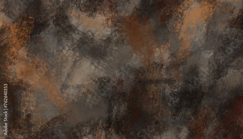 dark artistic canvas backdrop abstract grunge background with dark grey and brown stains