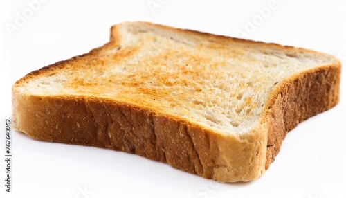 slice of whole wheat toast bread isolated