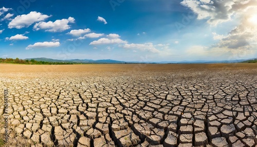 drought land landscape panorama