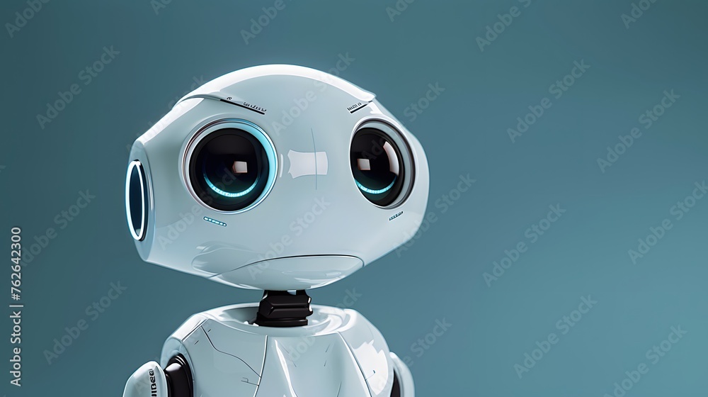 the little white robot is upset the little white robot is upset