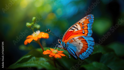 Flutter of Colors: A Delicate Dance in Nature's Garden © Yolhan