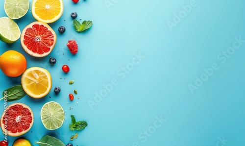 Healthy food banner, diet concept with copy space