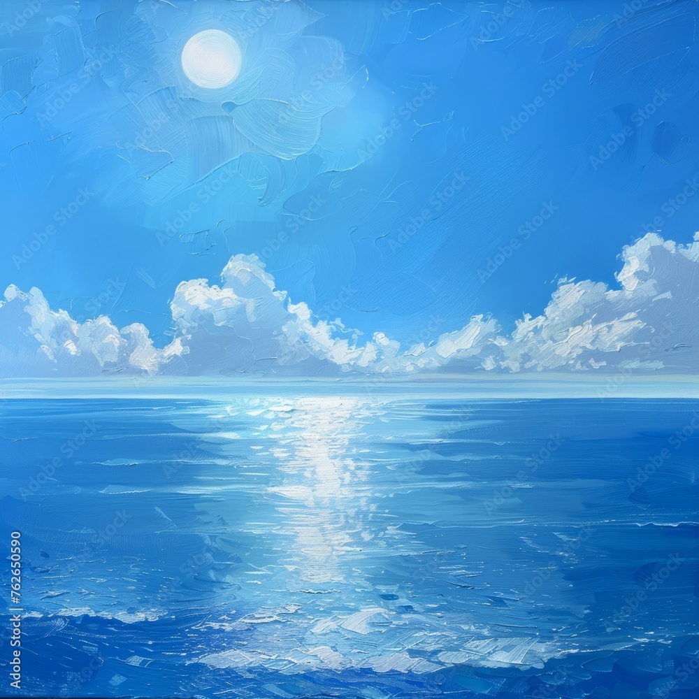 Obraz premium sky and sea background.