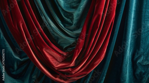 Luxurious velvet drapes the scene in a cloak of opulence, its rich texture inviting touch and exploration. A tactile indulgence for the senses.