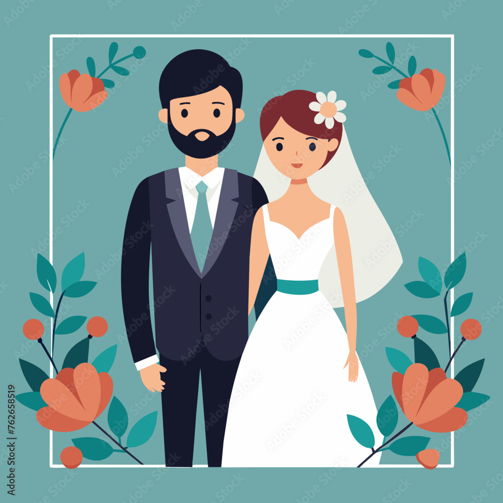 Wedding Card Invitation Elements Vector Illustration Wedding Card Invitation Elements Vector Illustration