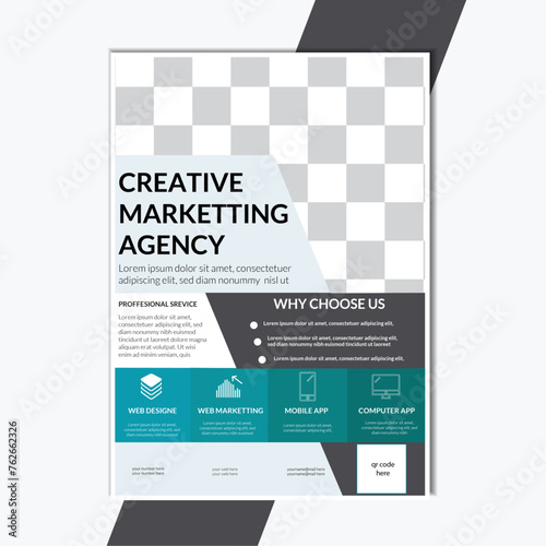simple, classic flyer design 