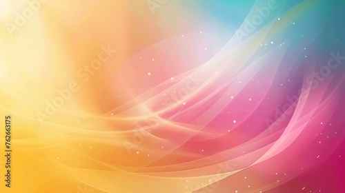 Vibrant abstract background with a soft light gradient, blending colors for a smooth and appealing visual transition.