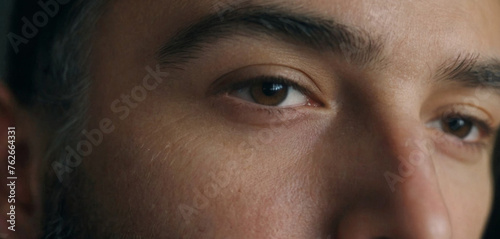 Mature adult man with a gra...