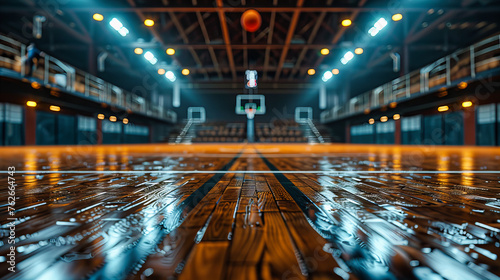 Hardwood Awaits Heroes, The Polished Basketball Courts Silent Challenge