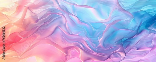 Modern abstract background in pastel gradients, ideal for science and medicine research themes, in digital art style.