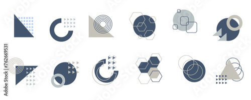 Geometric shapes set,memphis design,bauhaus art elements,for web,poster,brochure,bilboard