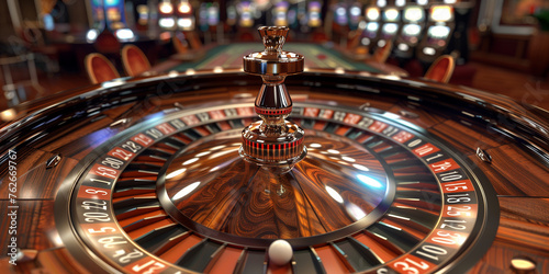 roulette table, casino concept