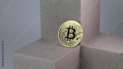 Moeda de bitcoin photo