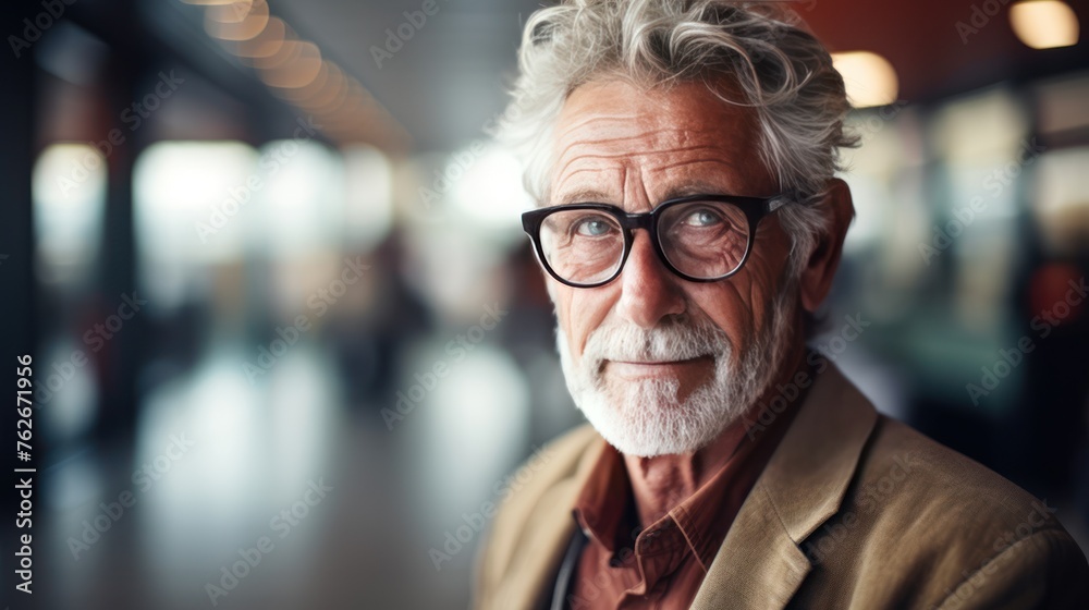 portrait of a person in glasses portrait of a person in glasses