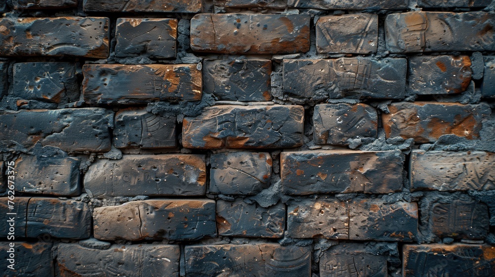 Fototapeta premium Background of brick wall texture. Old brick wall texture. Brick wall background