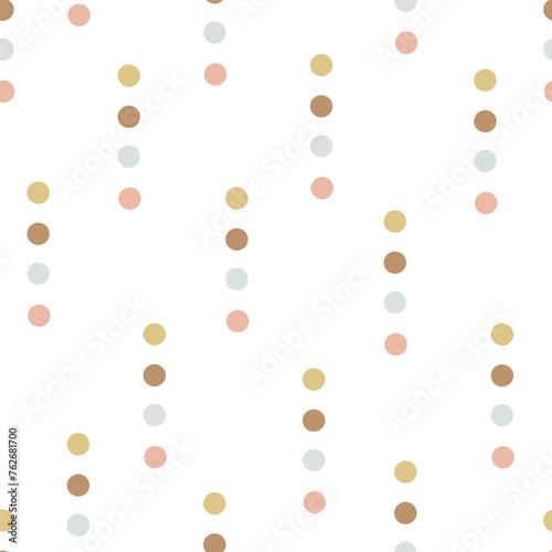 Seamless pattern with abstract decor elements. flat simple vector. hand drawing. design for fabric  textile  wrapper  print