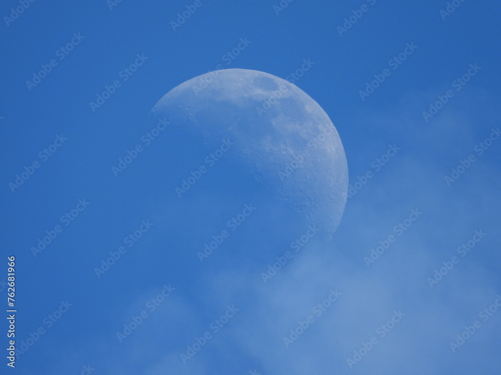 The moon at daylight