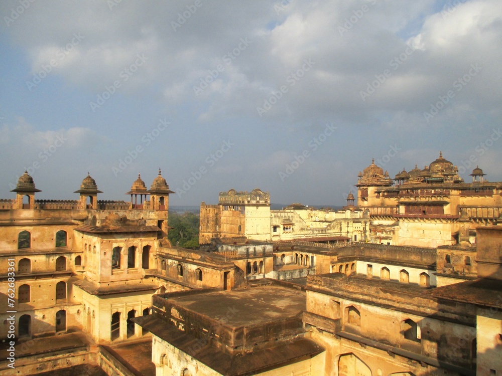 Orchha Fort in Orchha, India