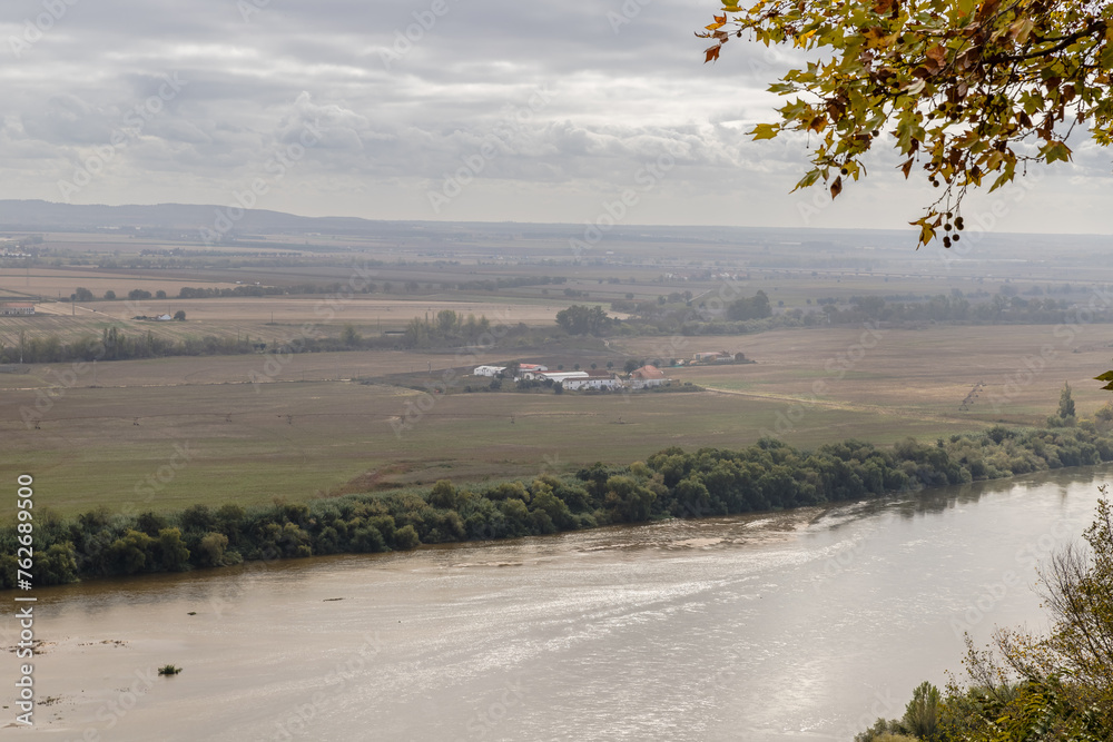 Tagus River in the Portuguese countryside near Santarem
