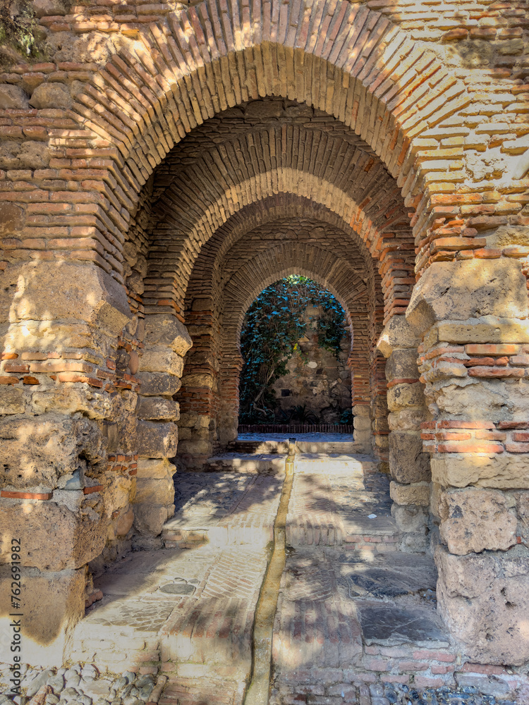 Gate to Alcazaba in Malaga