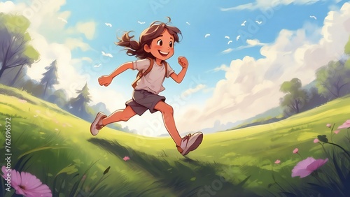 A Joyful Run Through the Beauty of Nature