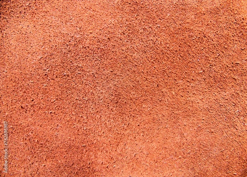 Texture of light brown suede leather close-up