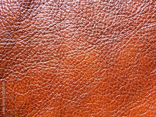Light brown leather texture close up