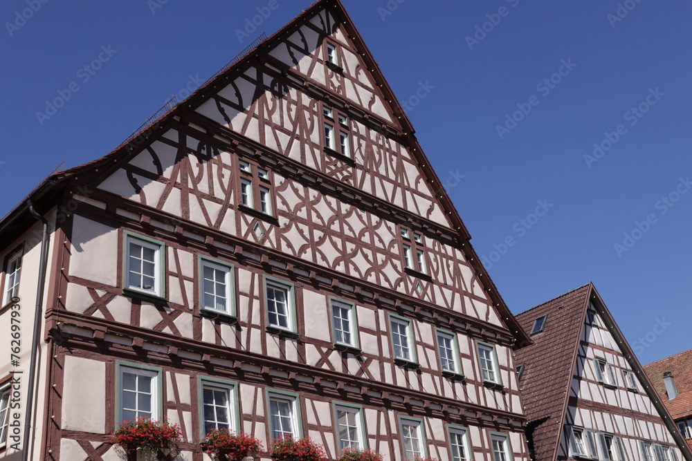 Blick in die Altstadt von Dornstetten im Schwarzwald	
