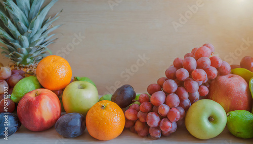  fruits Background.