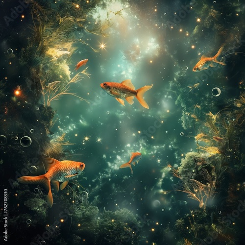 Space fish © Mio