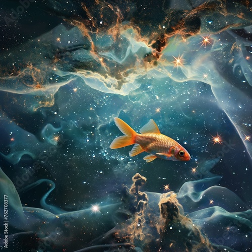 Space fish © Mio