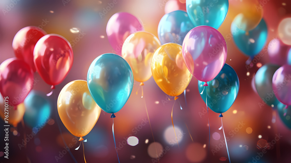 Colorful spheres on bright pastel background Colorful spheres on bright pastel background