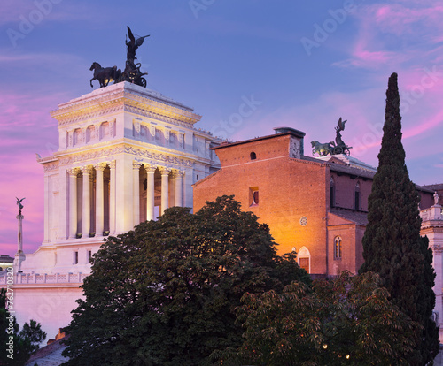 Santa Maria in Aracoeli, Monumento Vittorio Emanuele II, Rom, Lazio, Italien