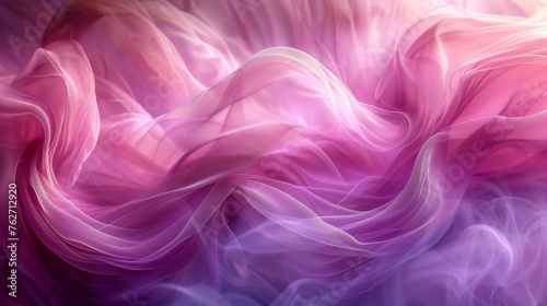  Pink and purple background, white and pink swirl on left side