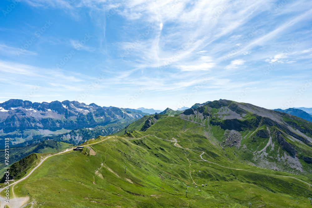 Le dent de midi- La vue de montagne à Chatel