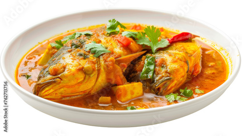 Fish Curry Isolated On Transparent Background