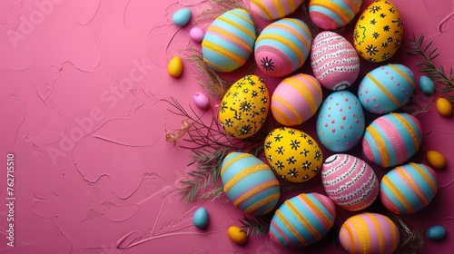  A Pink Surface  Easter Eggs  Colors