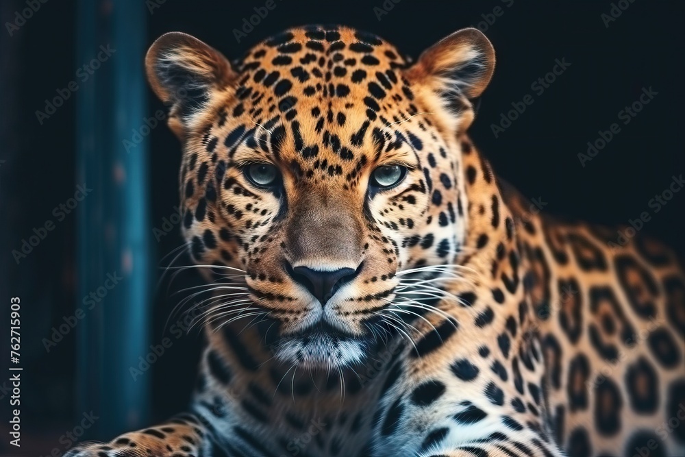 Fototapeta premium Leopard in the savannah