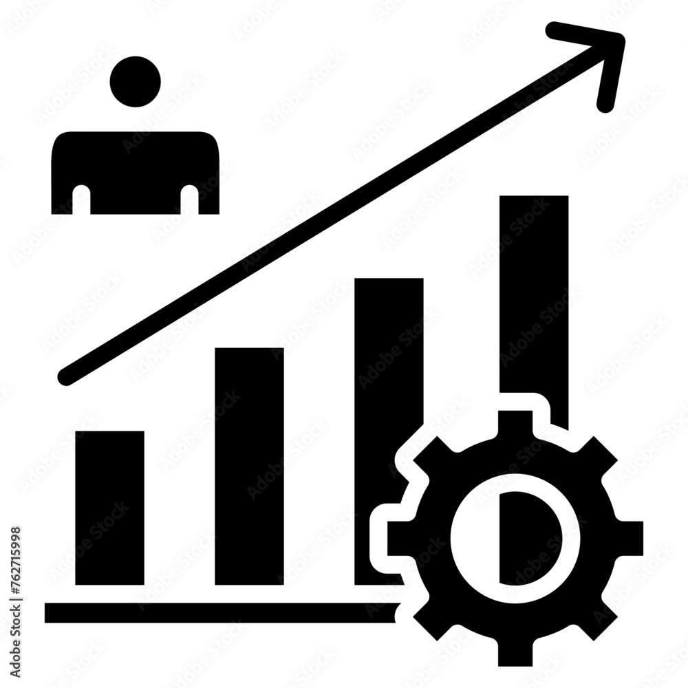 Employee Productivity Icon Element For Design Employee Productivity Icon Element For Design
