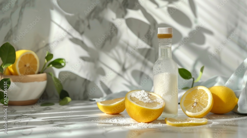 A guide to creating a non-toxic home cleaning detergent featuring vinegar