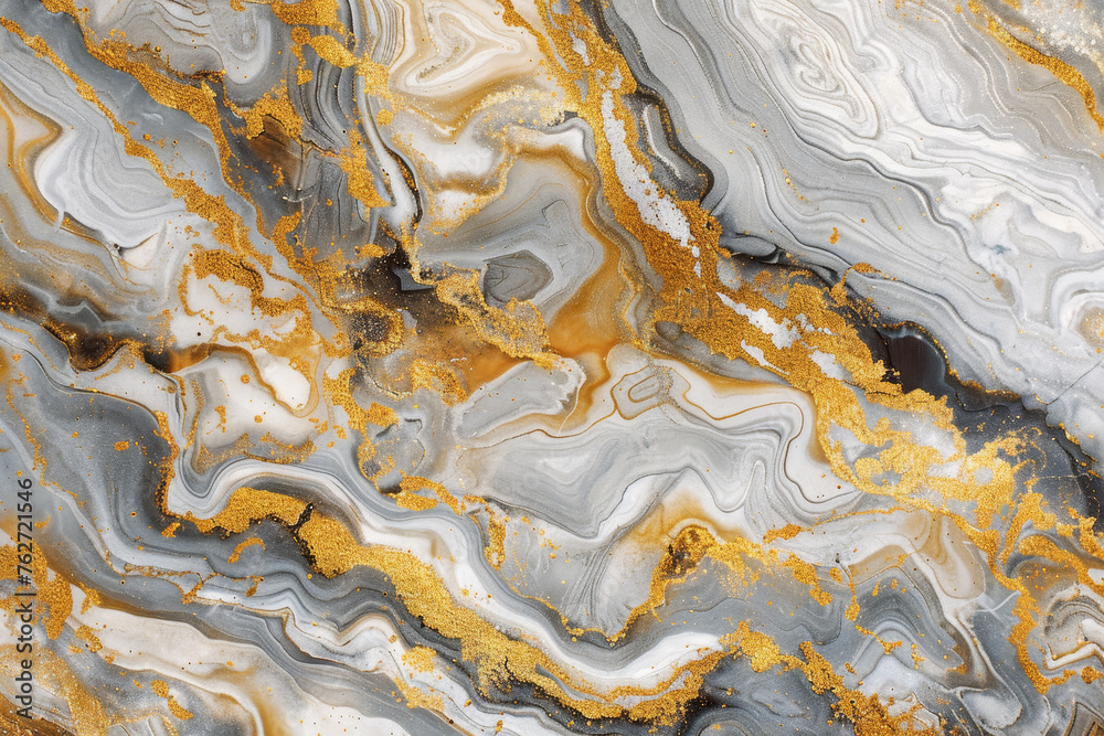 A luxury wallpaper pattern with a marble texture in shades of white and gold, creating an abstract motif that speaks of elegance and grandeur A luxury wallpaper pattern with a marble texture in shades of white and gold, creating an abstract motif that speaks of elegance and grandeur