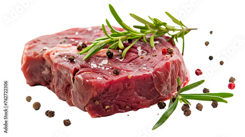 Flavorful Round Steak Dish Isolated on Transparent Background
