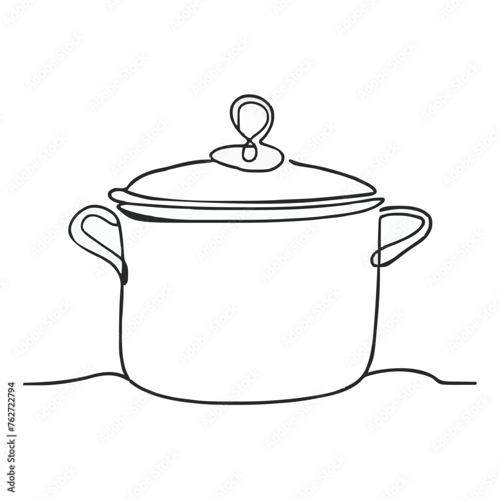 a black and white drawing of a kitchen items with a spoon in it a black and white drawing of a kitchen items with a spoon in it