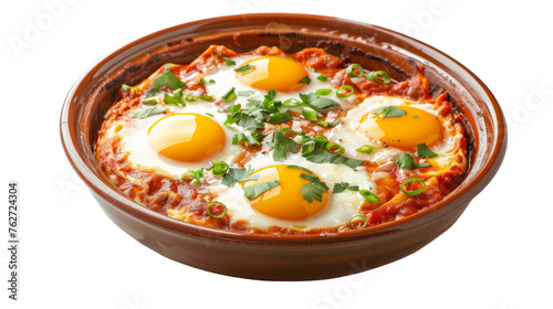 Middle Eastern Breakfast Delight Isolated on Transparent Background