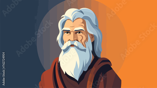 An Icon Illustration Isolated on a Background flat